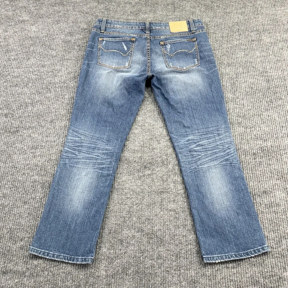 Cult Of Individuality Jeans Mens 32x28 Blue Medium Wash Distressed Stretch Denim